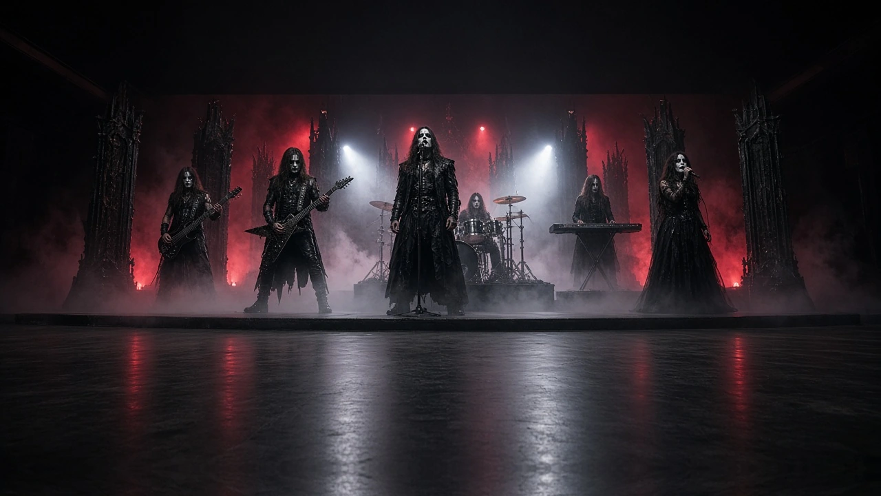 Cradle of Filth with Black Satellite