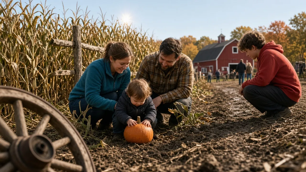 The Pumpkin Patch & Corn Maze at Hartland Farm