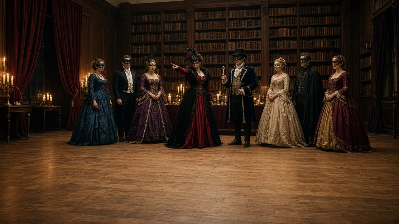 A Night Court Masquerade & Murder