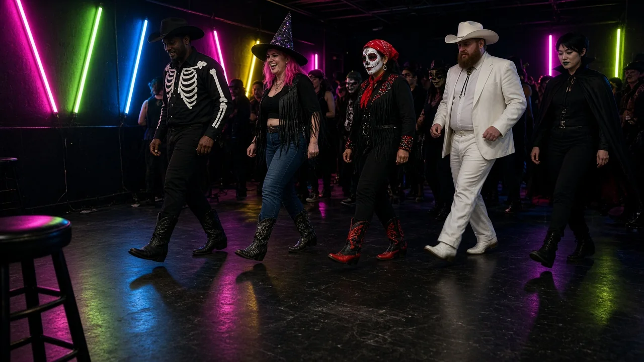 Neon Rainbows' Haunted Hoedown