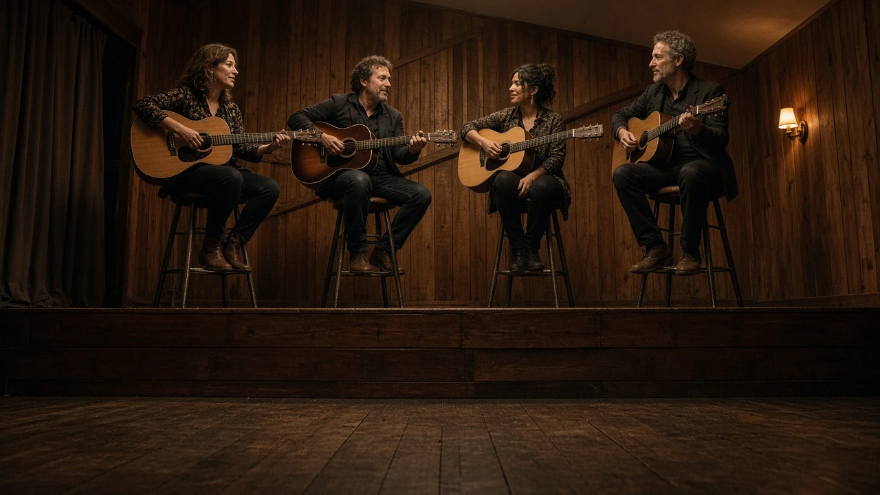 South Austin Song Circle: Brian Wolff, Ray Prim, Katrina Cain & Greyson Turner