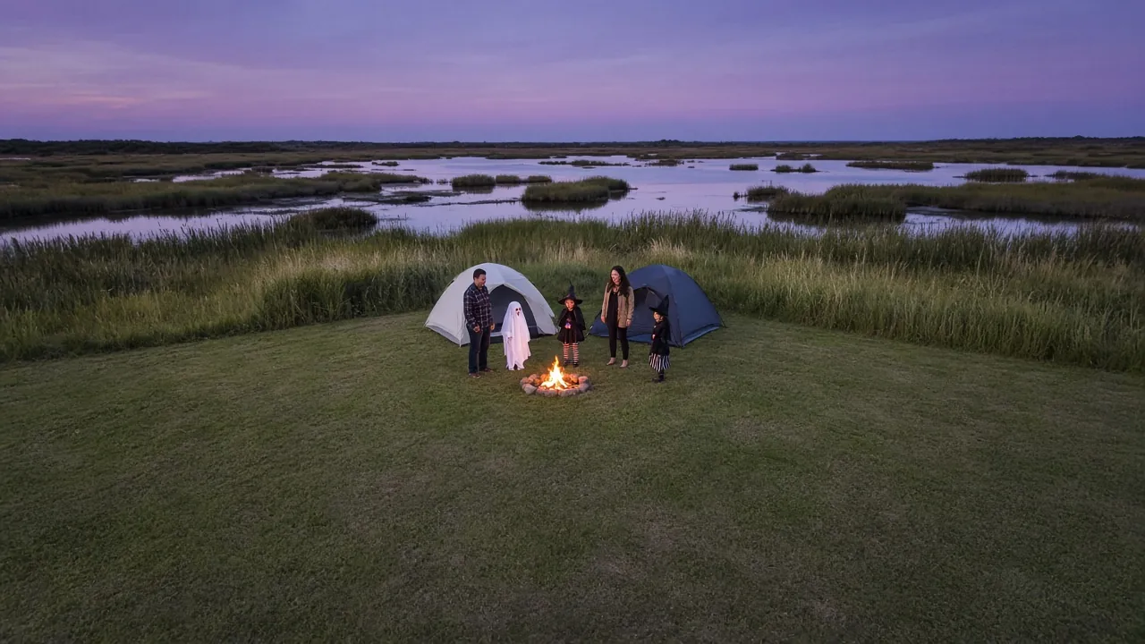Halloween Family Camping at Phinizy Swamp