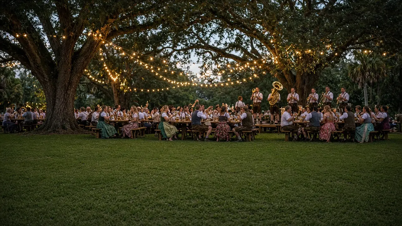 Biergarten at the Jacksonville Arboretum