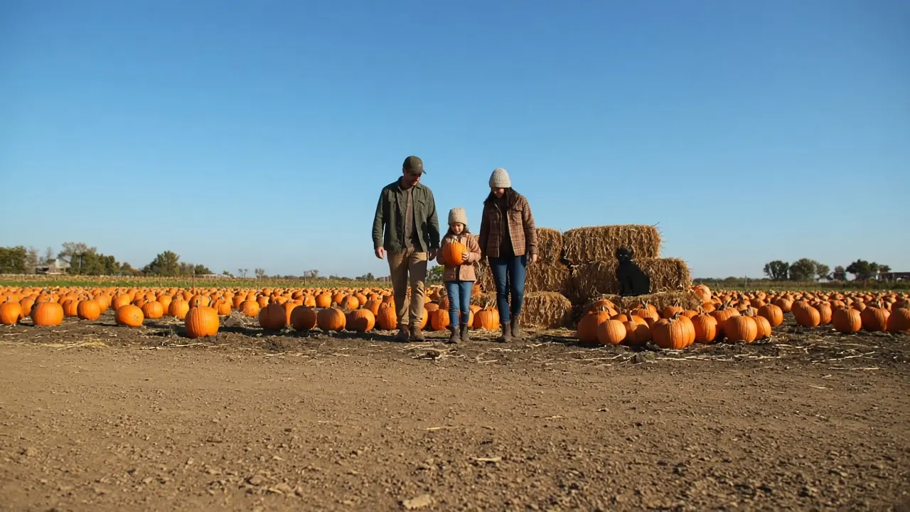 Black Cat Pumpkin Patch