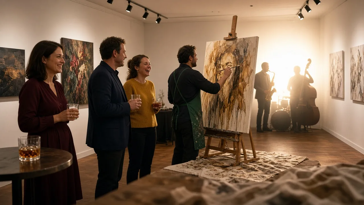 Bourbon & Brushstrokes: A Toast for Local Artists