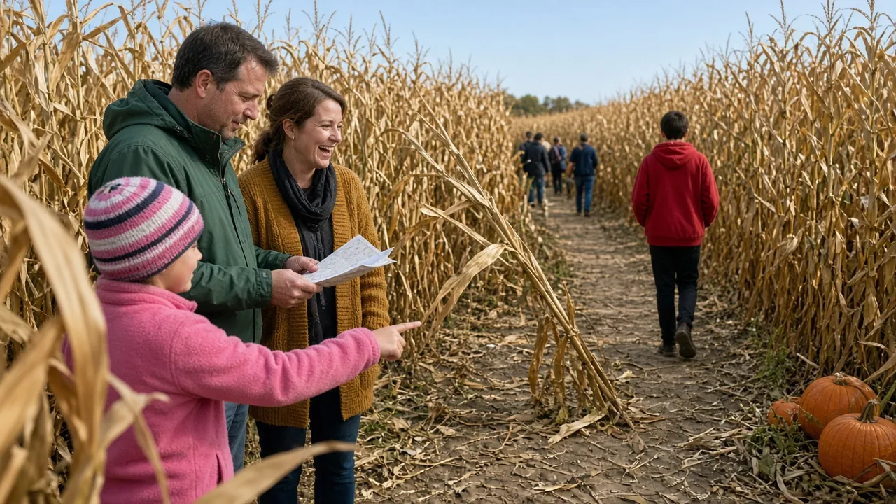 Fall at the Farm (Szalay's Farm & Market corn maze)