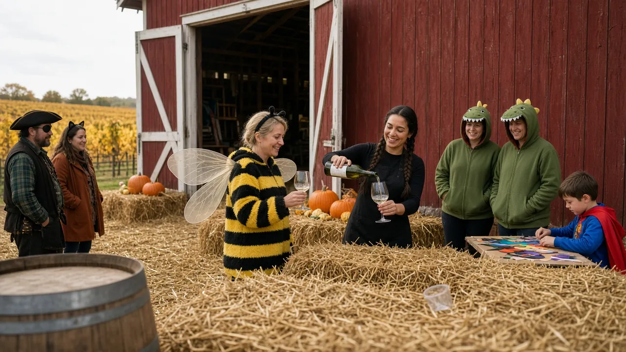 Halloween Barn Wine Walk