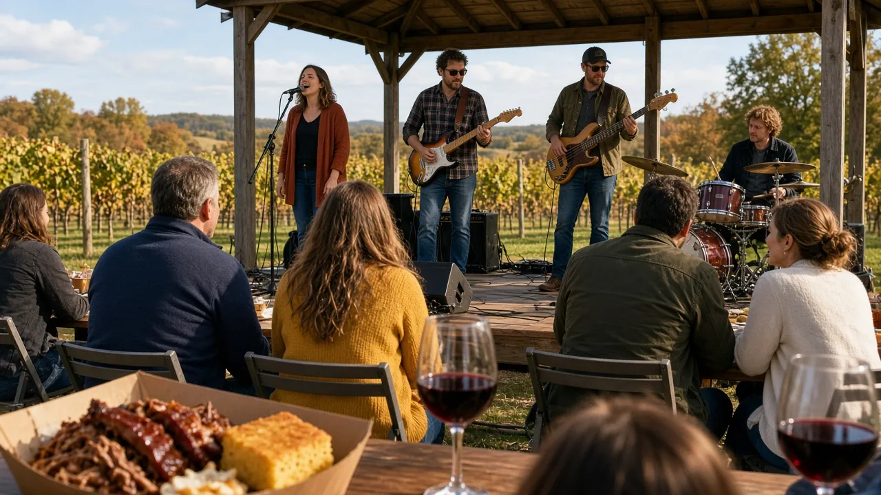 Saturday Tunes and Food with EKG and On The Rise Bar-B-Que