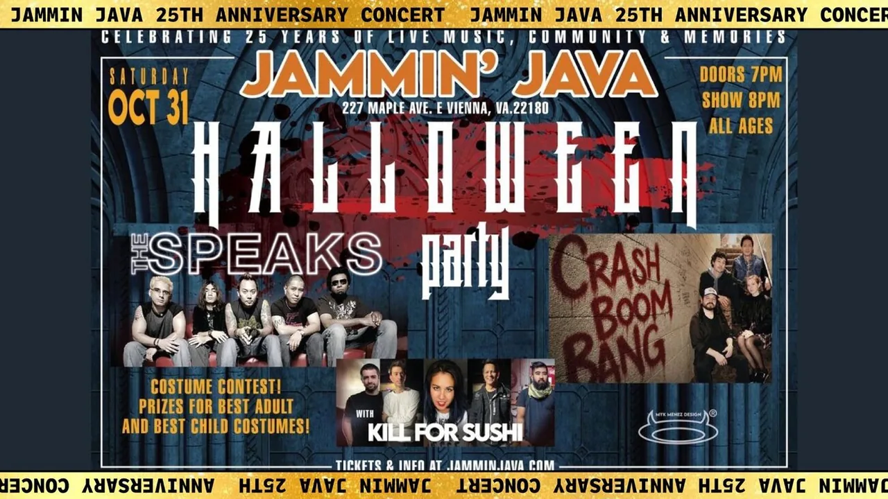 The Speaks + Crash Boom Bang: Spooky Halloween Party!