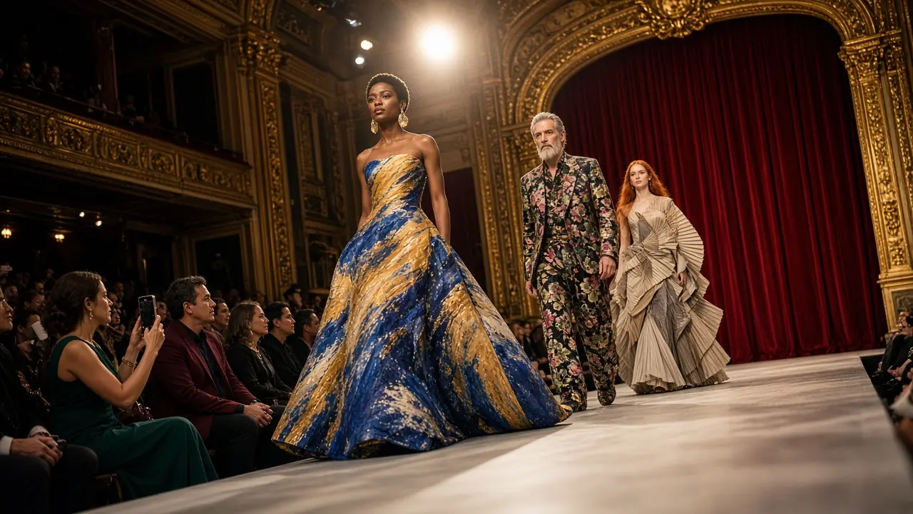 Rock the Runway: Living Art