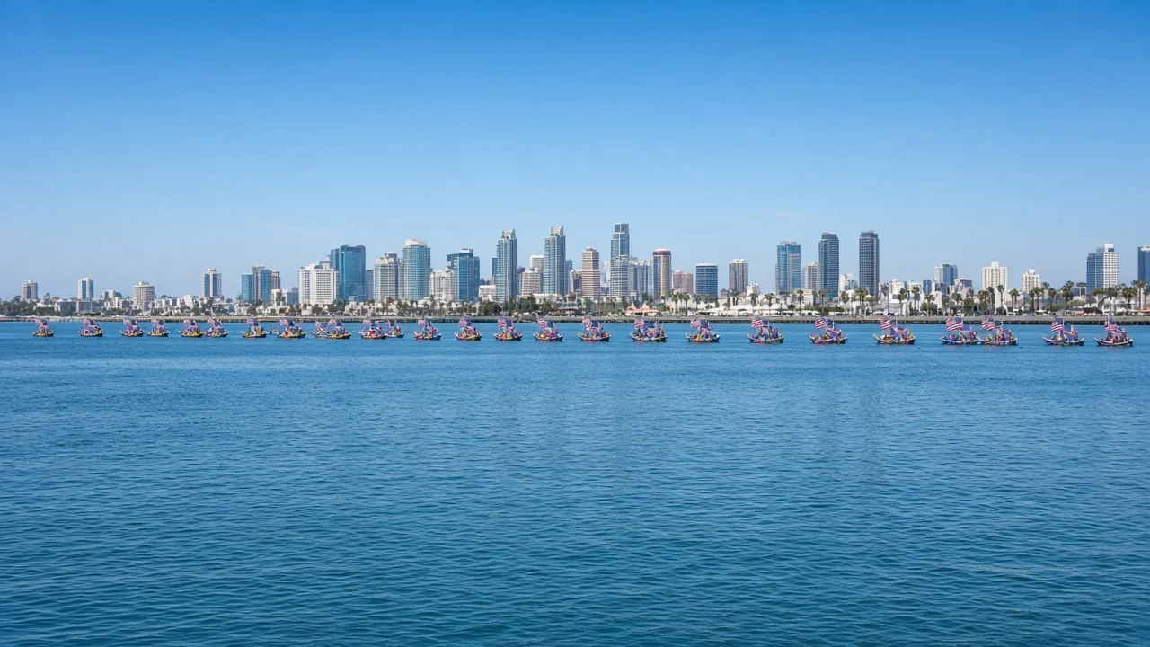 Fleet Week: Veterans and Military Boat Parade