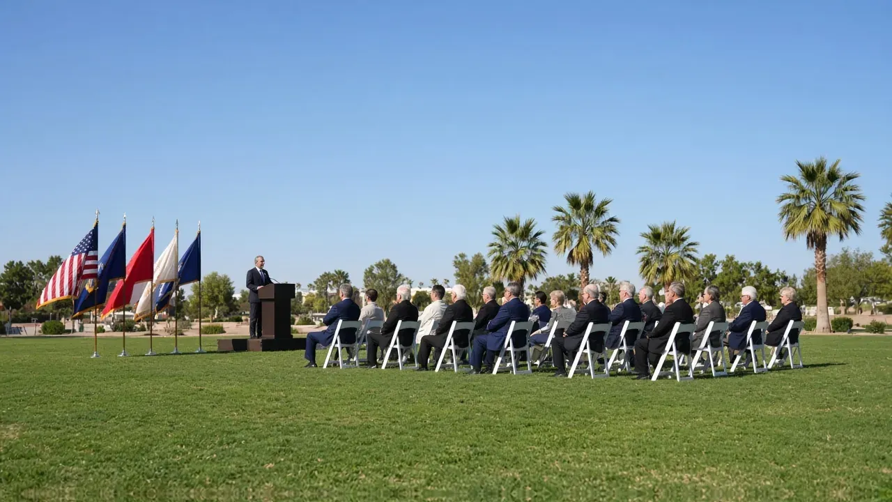 Veterans Day Ceremony at St. George Lighthouse