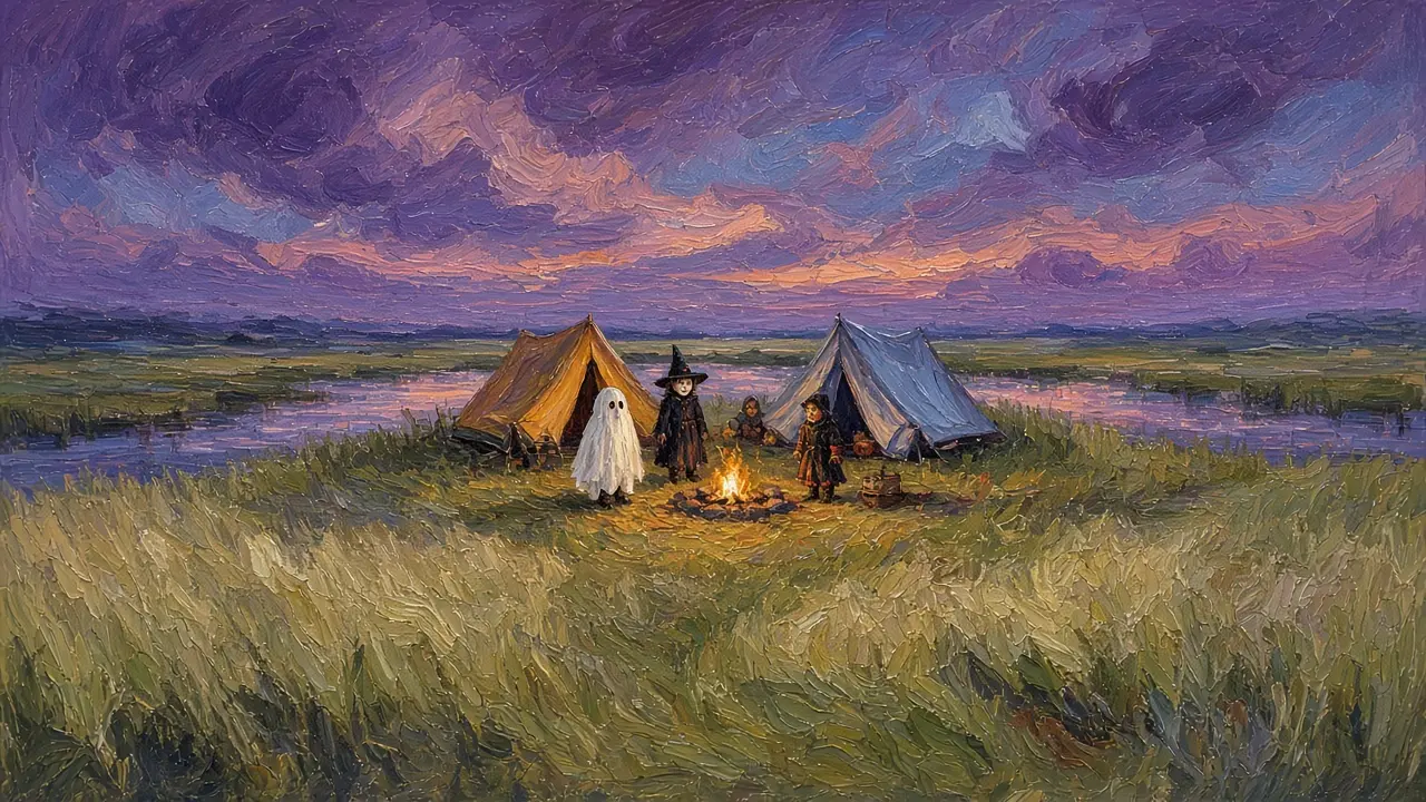 Halloween Family Camping at Phinizy Swamp