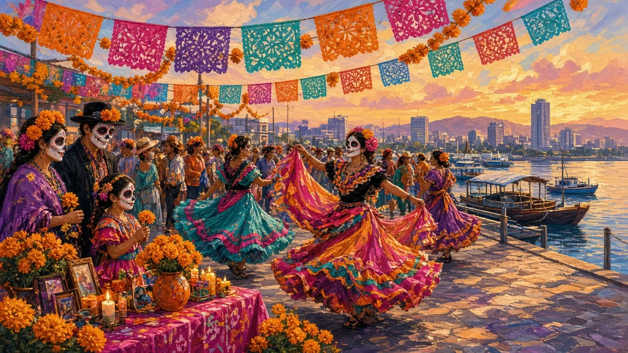 Celebración Día de los Muertos at The Wharf