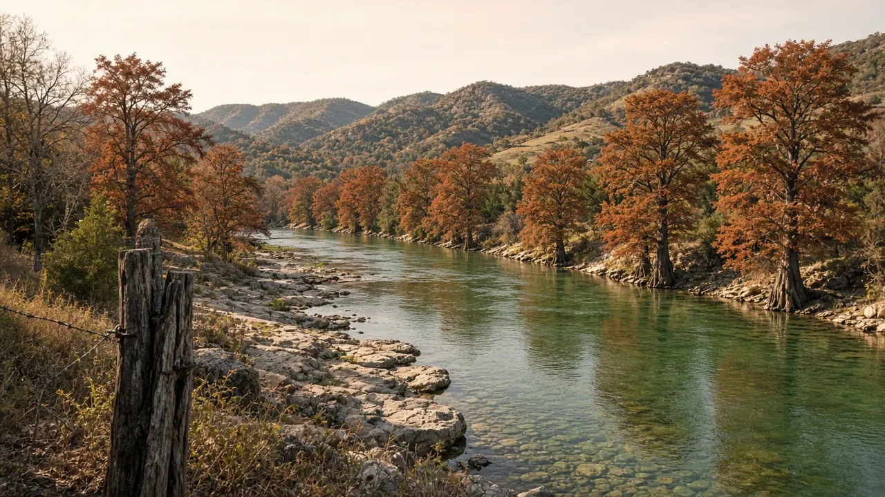 Hill Country cypress river